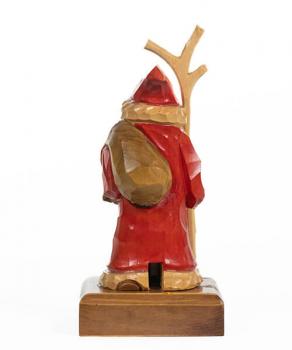 Räuchermann Weihnachtsmann mit Ast 18 cm